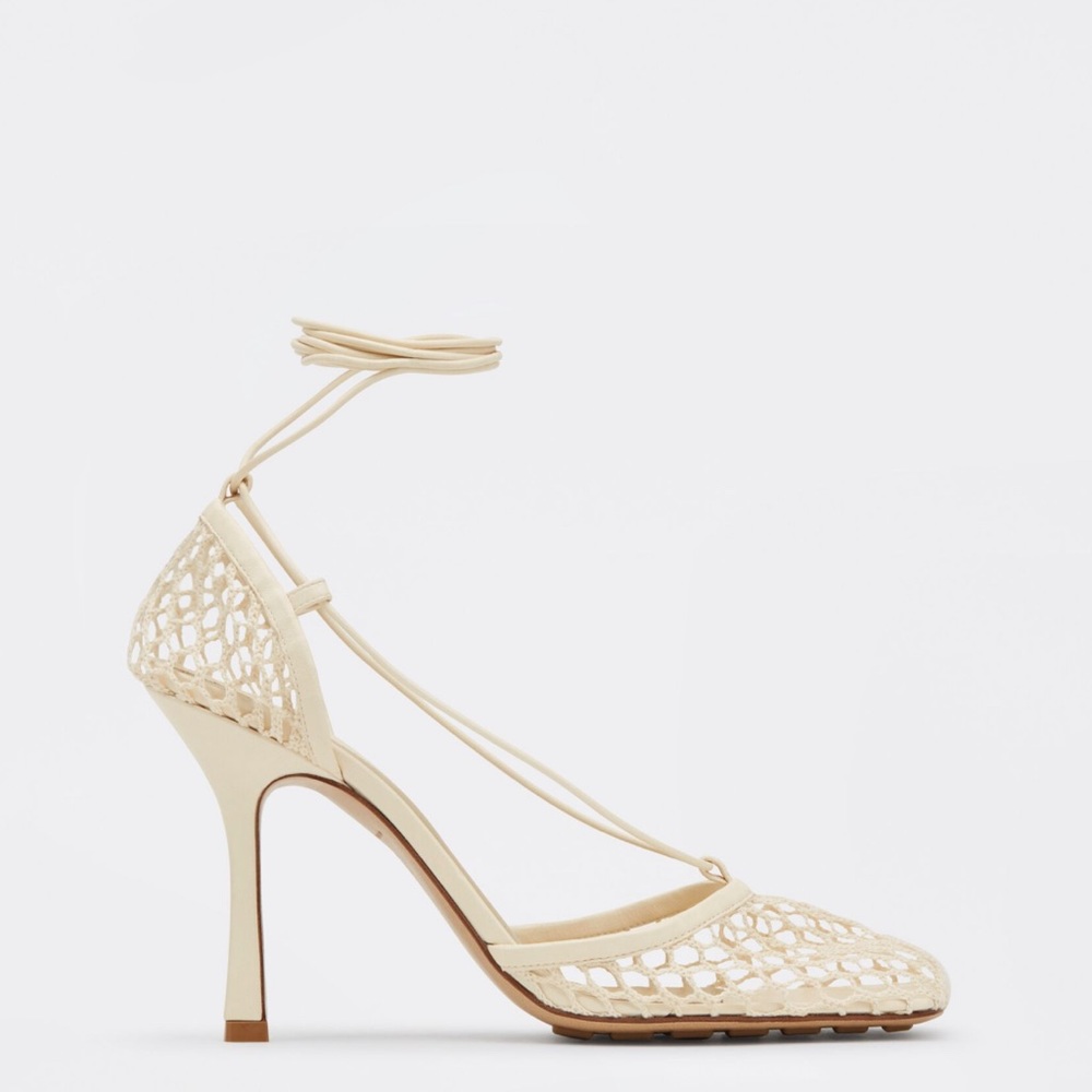 Bottega Veneta Stretch Lace-up Sandal